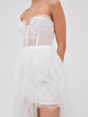 Bustier Gown White