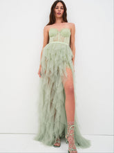 Bustier Gown Green
