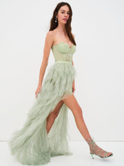 Bustier Gown Green