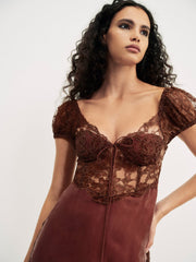 Casey Maxi Dress Rust