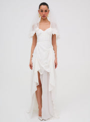 June Maxi Dress White