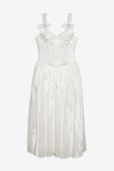 Antoinette Taffeta Gown White