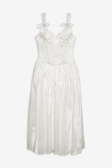 Antoinette Taffeta Gown White