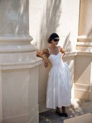 Antoinette Taffeta Gown White