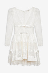 Annabelle Lace Mini Dress Cream
