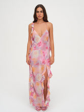 Beate Maxi Dress Pink