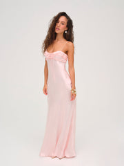 Natalie Maxi Dress Baby Pink