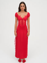 Casey Maxi Dress Red