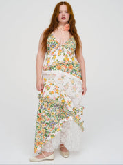 Rosalyn Maxi Dress Green Marigold