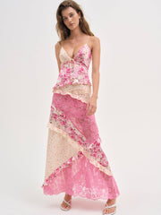 Rosalyn Maxi Dress Coral