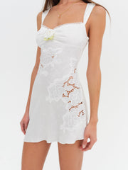 Claudia Mini Dress White