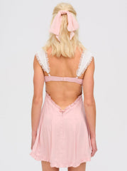 Holland Mini Dress Pink