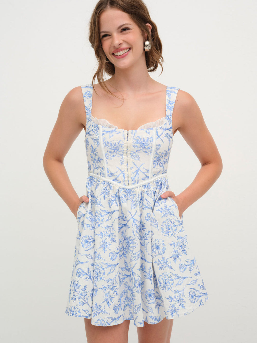 Maisie Mini Dress Blue
