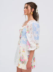 Evelina Mini Dress Pink