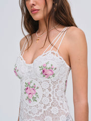 Bordeaux Mini Dress Pink