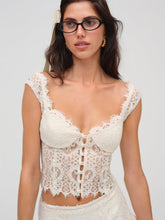 Waverly Lace Top Cream