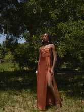 Winona Bridesmaid Gown Orange
