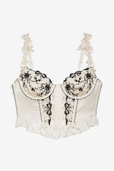 Bow Time Bustier Cream