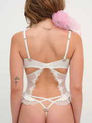 Heirloom Rose Teddy White