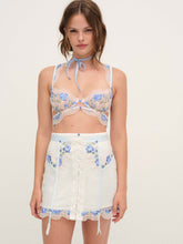 Festival Rose Skirt Blue
