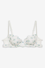 Budding Blossom Underwire Bra White
