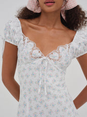 Sweet Escape Midi Slip Dress White