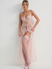 Camilla Maxi Slip Dress Pink