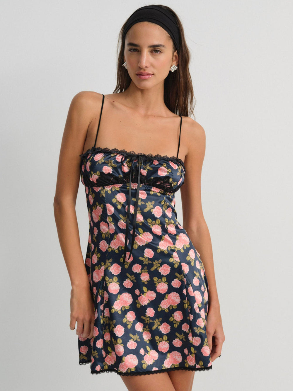 Kayla Slip Dress Navy