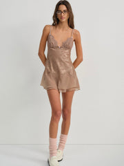 Holly Slip Dress Chocolate
