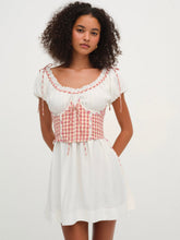 Georgia Corset Slip Dress Red