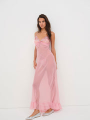 Kristi Maxi Slip Dress Mauve