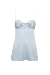 Paloma Slip Dress Baby Blue