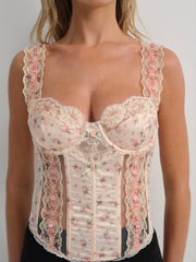 Peaches & Cream Bustier Peach