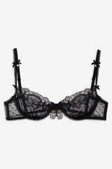 Papillon Underwire Bra Black