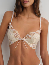 Flyaway Bow Underwire Bra Taupe