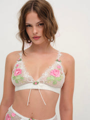 Heirloom Rose Bralette White