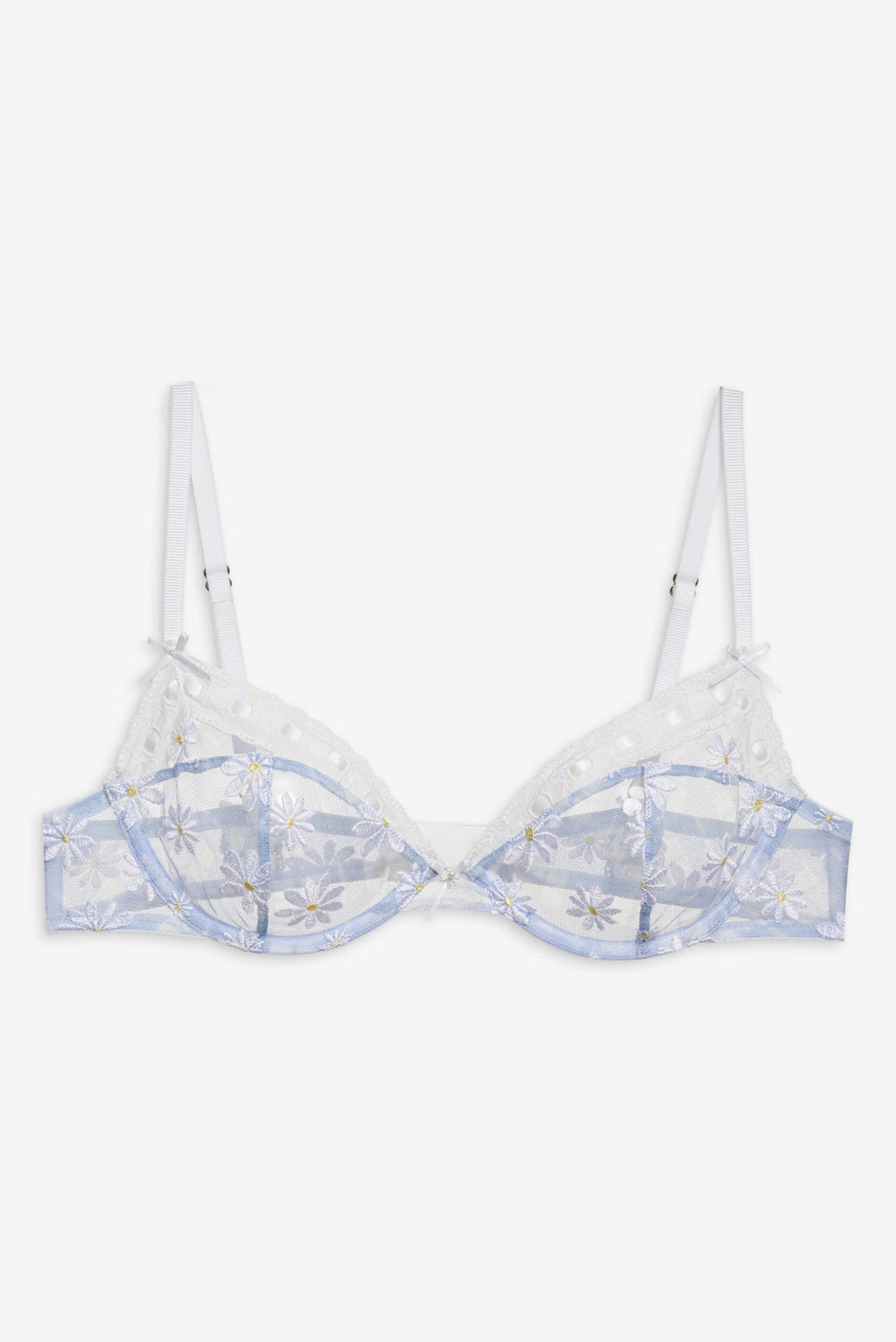 Dee Dee Daisy Underwire Bra Blue