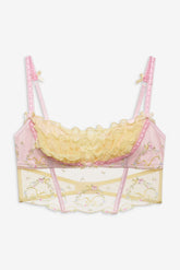 Sunny Bouquet Bustier Multi Yellow