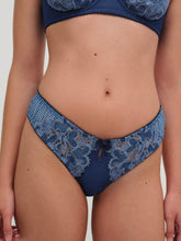 Denim Hearts High Waisted Panty Blue