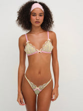 Sunny Bouquet Thong Panty Multi Yellow