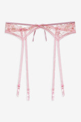 Dainty Daphne Garter Belt Pink