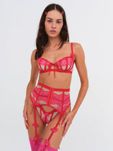 Cordelia Garter Belt Red