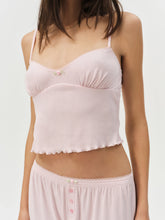 Elliana Sleep Top Dusty Pink