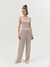 Bella Wide Leg Pant Brown