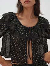 Liz Lurex Dot Top Black