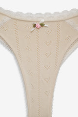 Angelina Knit Panty Cream