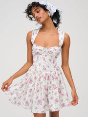 August Mini Dress White