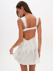 Holland Mini Dress White