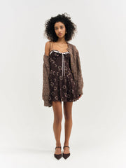 Kate Mini Dress Brown