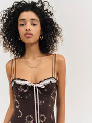 Kate Mini Dress Brown